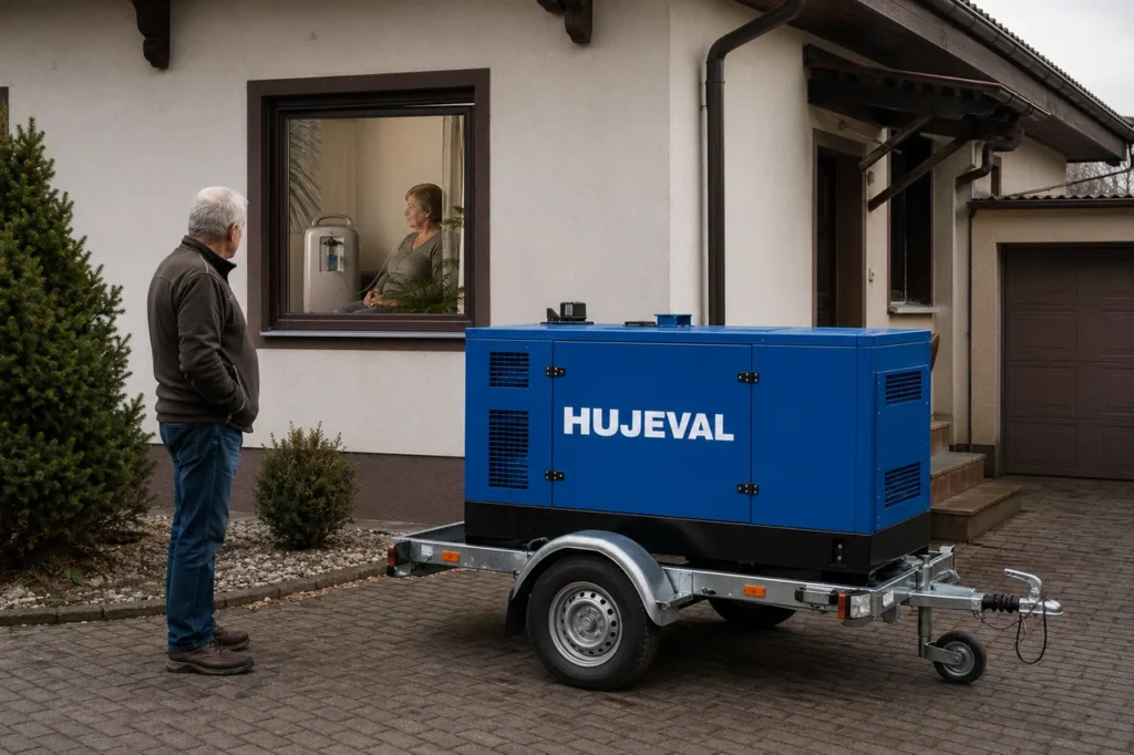 Doma s kyslíkovým koncentrátorem: rozhovor s rodinou, která má agregát už 4 roky — mobilní elektrocentrála Hujeval