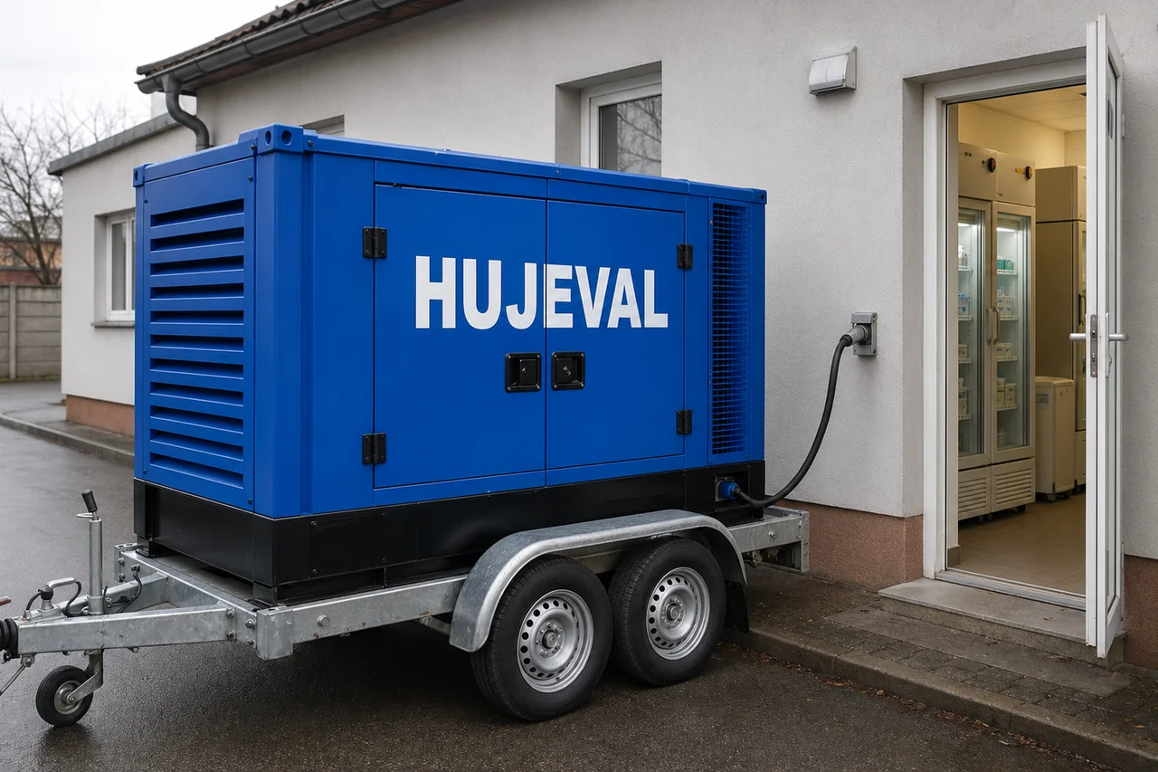 Mobilní elektrocentrála Valeon v praxi — detail