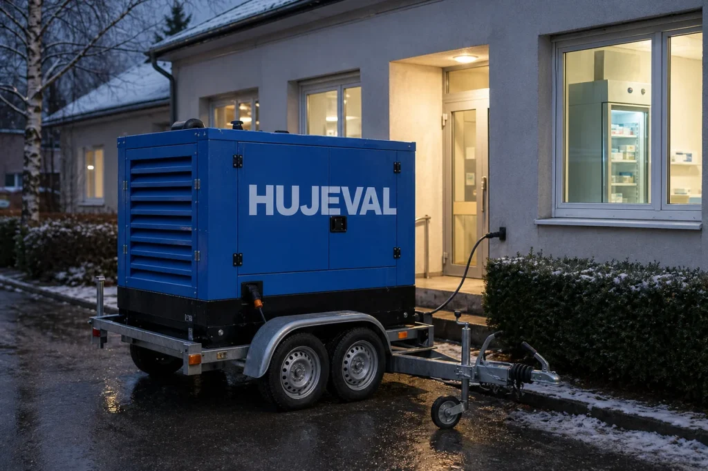 Soukromá ordinace bez proudu: co s léky, vakcínami a chladícími boxy — mobilní elektrocentrála Valeon